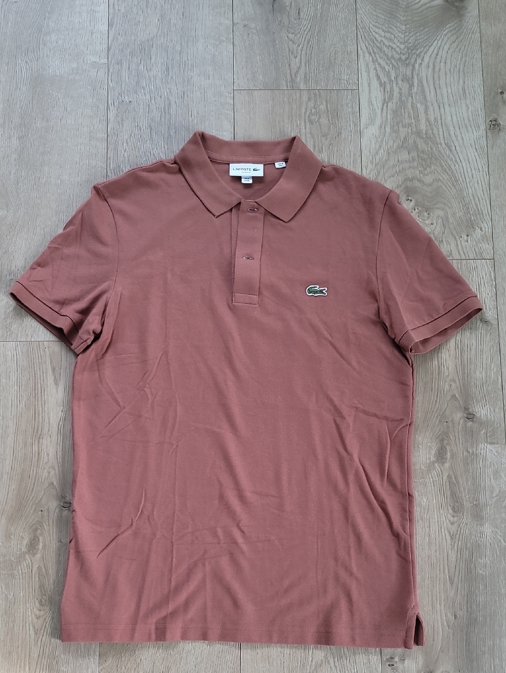 Lacoste Men’s Polo in Dusty Rose Clay